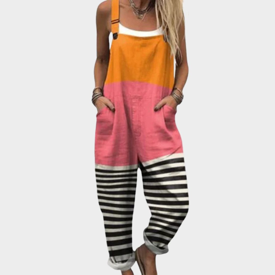 heidi | ELEGANT ABSTRACT GEOMETRIC PATTERN JUMPSUIT
