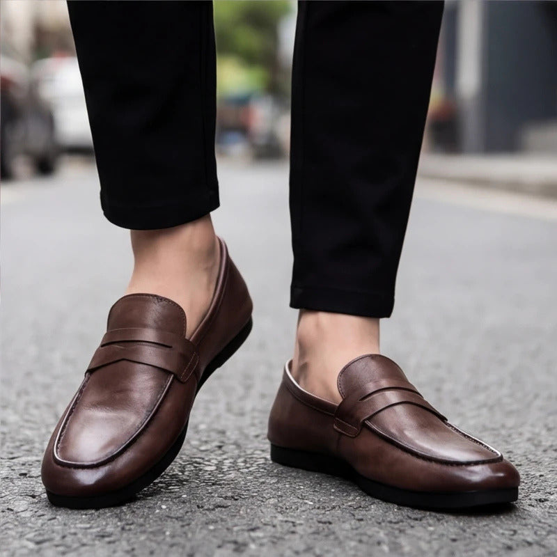 Slavano Leather Loafers