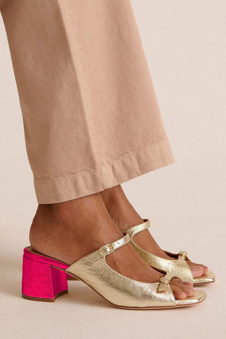 Lauren | Chunky Heels with Back Strap