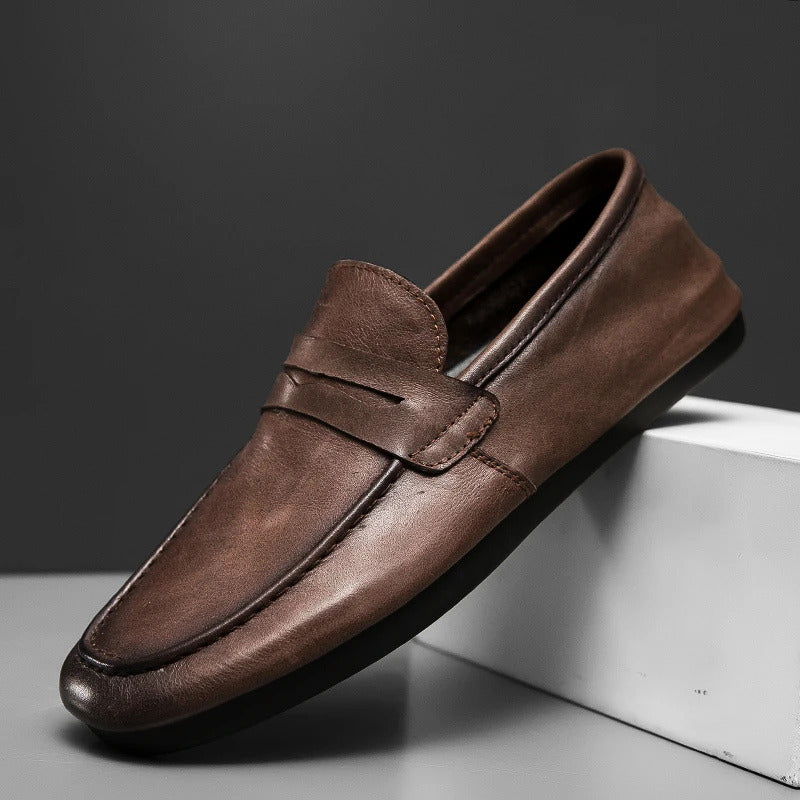 Slavano Leather Loafers