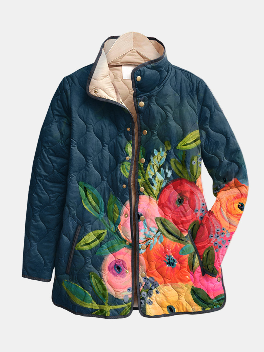 Amaya | Floral Quilted Jacket