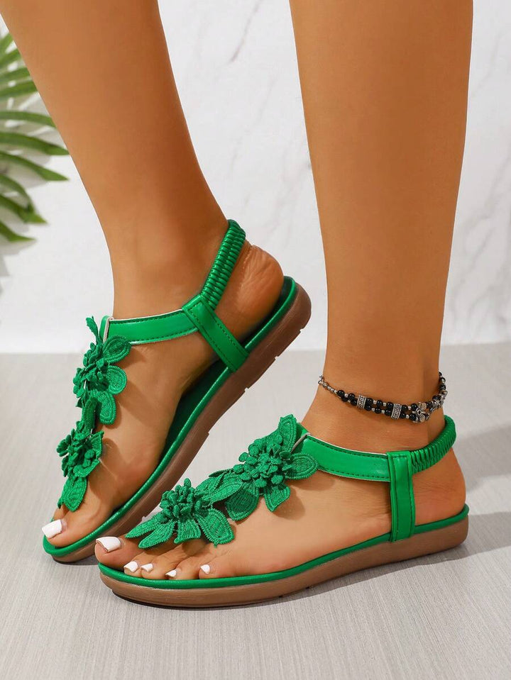 Floréa | Orthopaedic Sandals with Applied Flowers