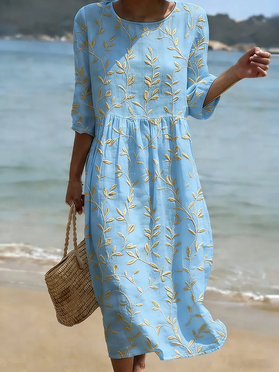 Floral Print Casual Dress for Women