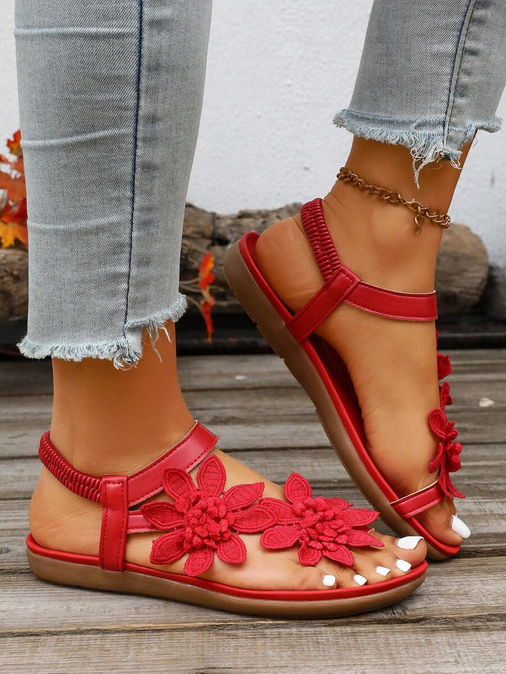 Floréa | Orthopaedic Sandals with Applied Flowers