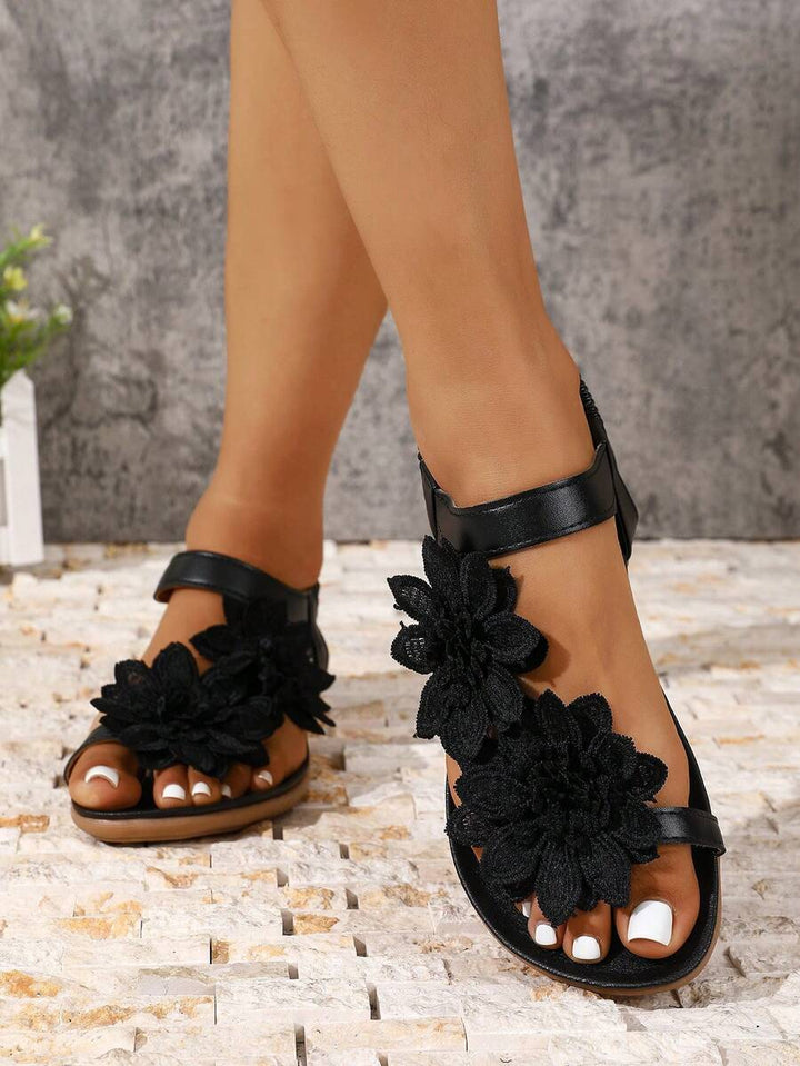 Floréa | Orthopaedic Sandals with Applied Flowers