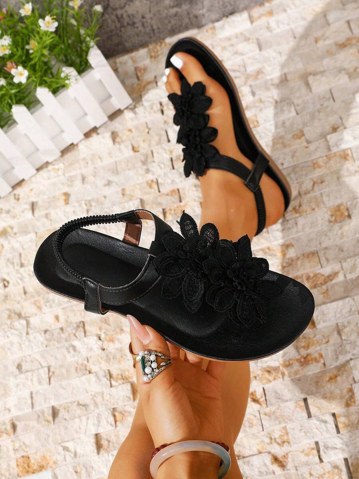 Floréa | Orthopaedic Sandals with Applied Flowers