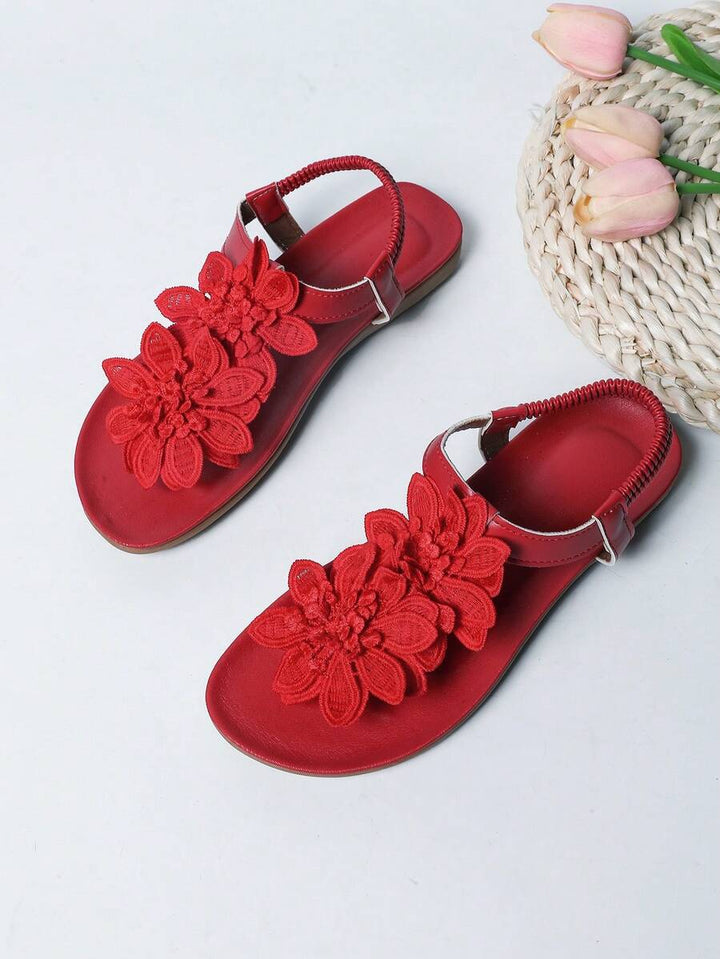 Floréa | Orthopaedic Sandals with Applied Flowers
