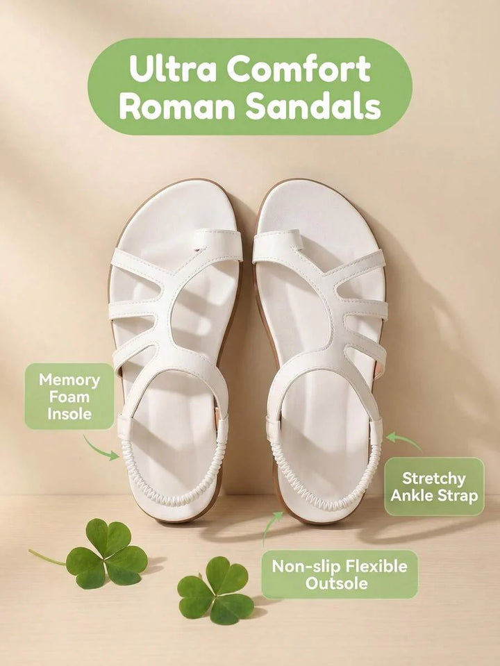 Floréa | Orthopaedic Sandals with Applied Flowers