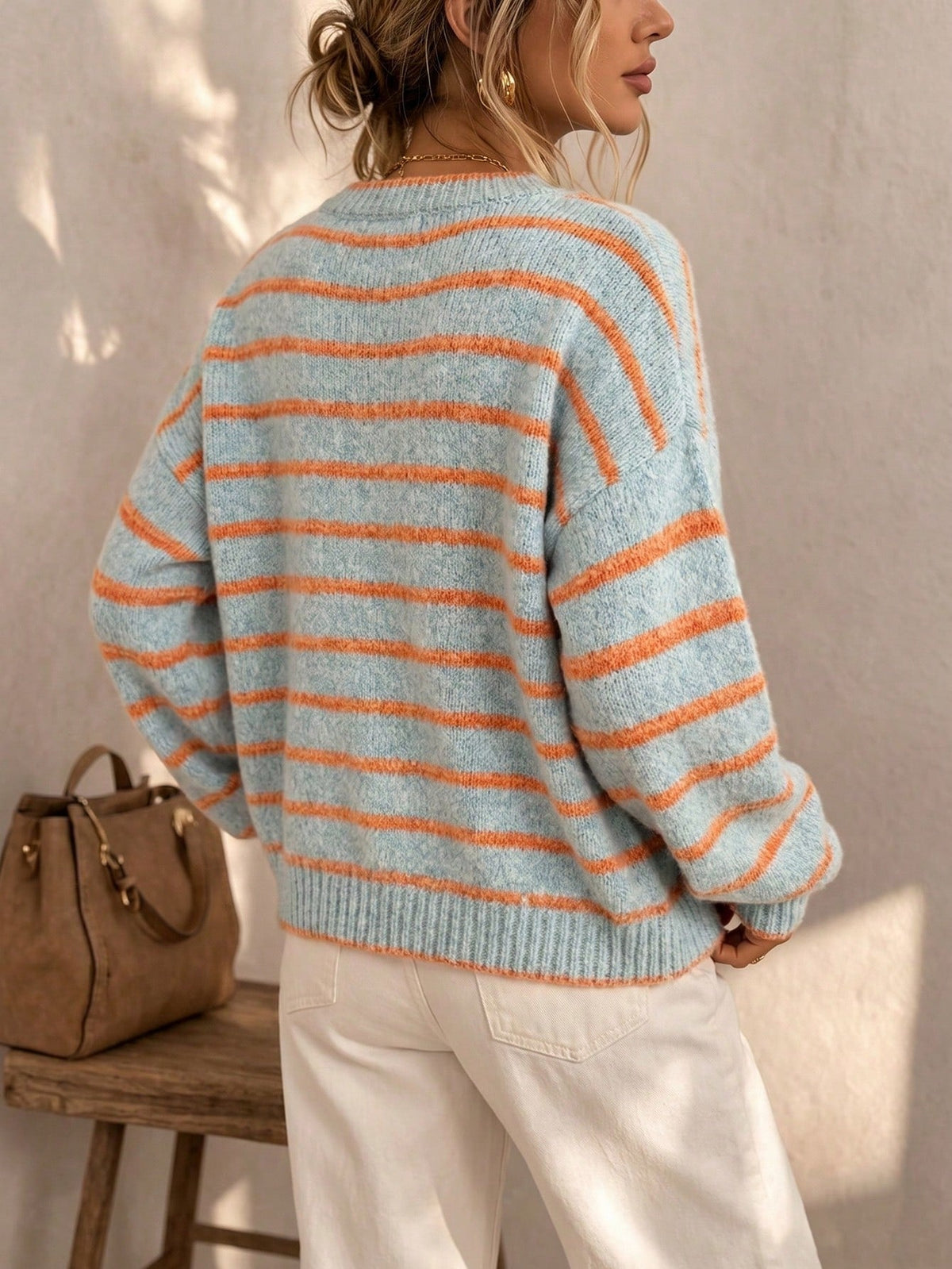 Chelsea | Striped Knit Cardigan