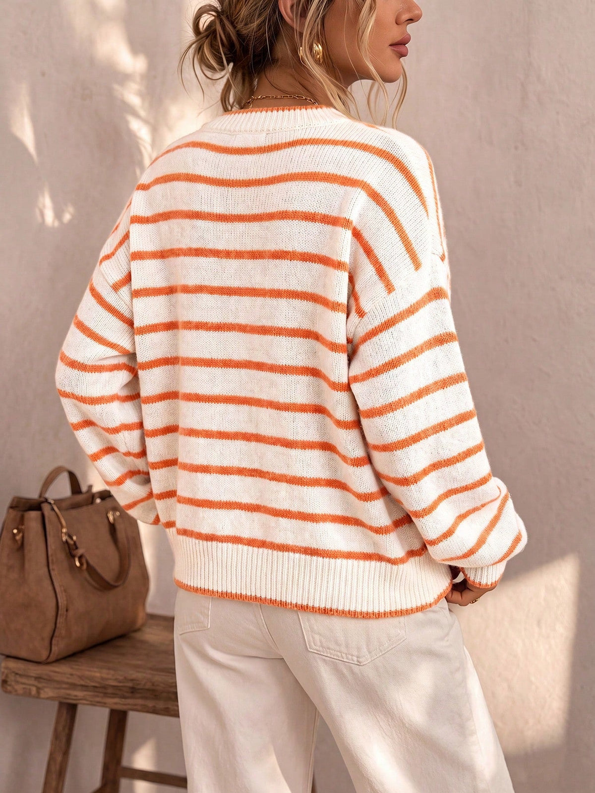 Chelsea | Striped Knit Cardigan
