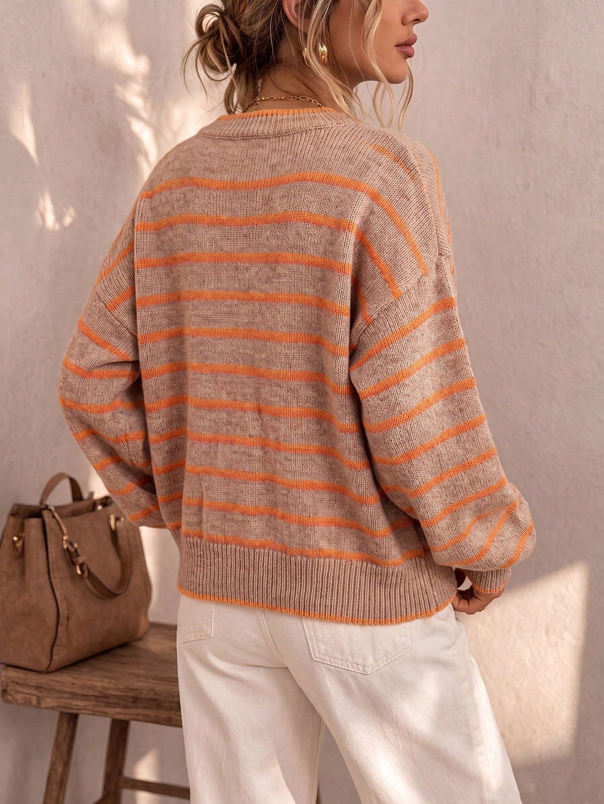 Chelsea | Striped Knit Cardigan