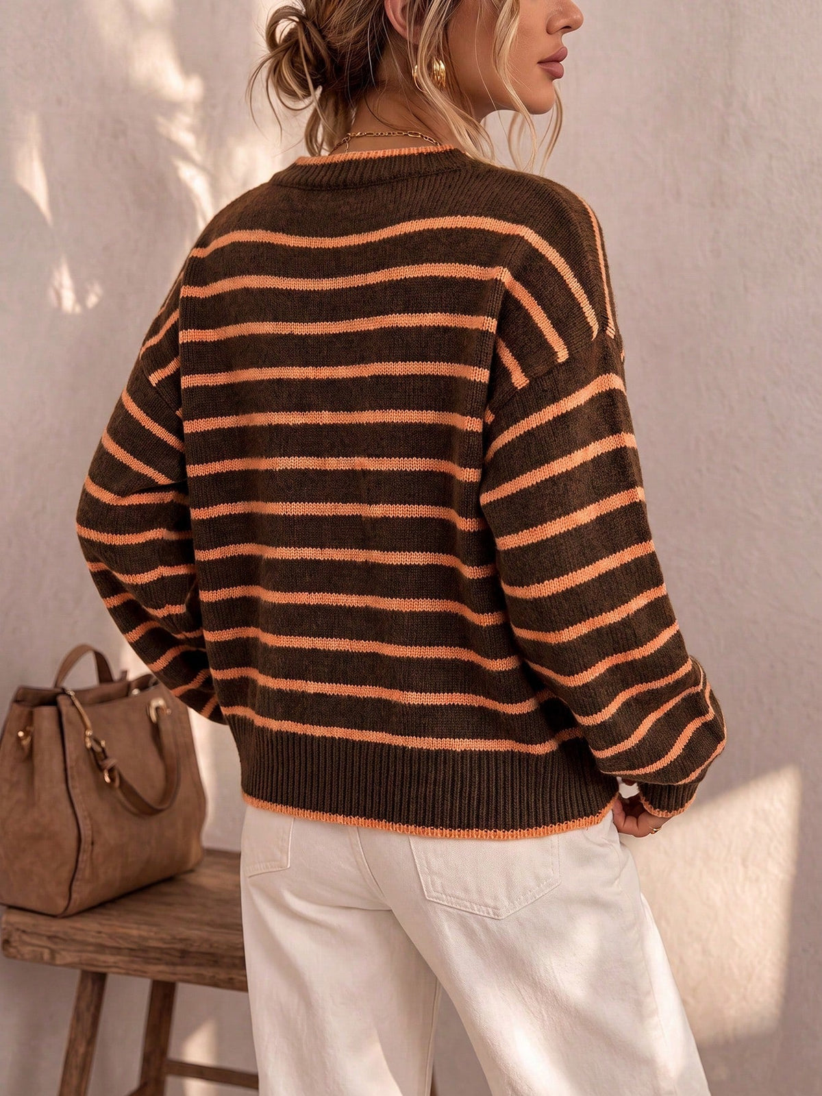 Chelsea | Striped Knit Cardigan