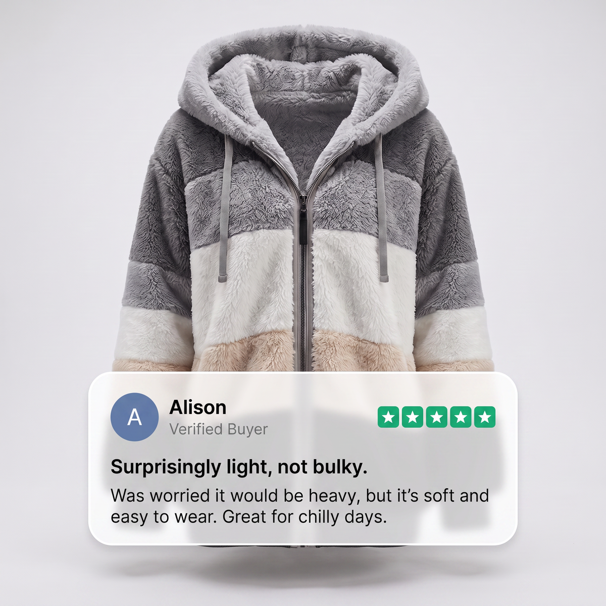 Havenmere | Fuzzy Hooded Jacket