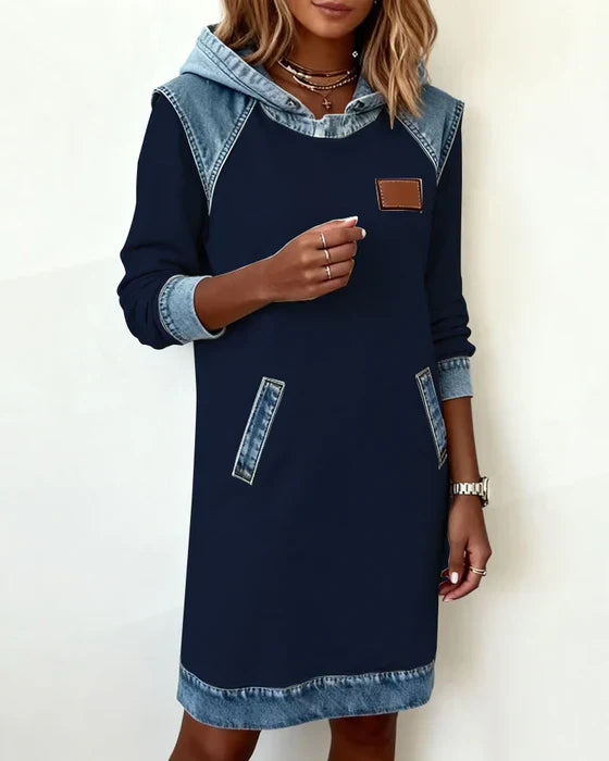Eugenie – Cozy Hooded Sweater Dress