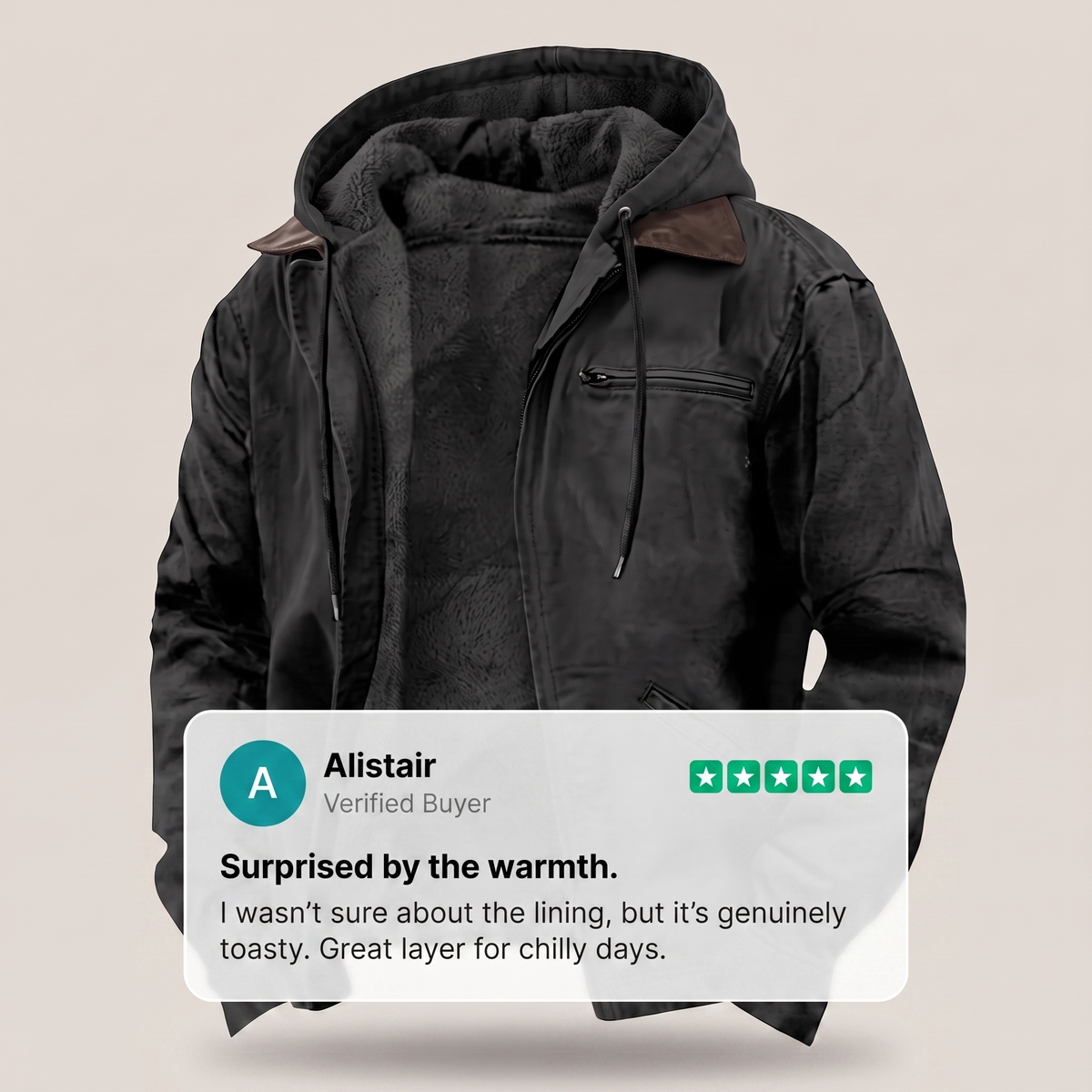 Wellington | Full-Zip Hooded Jacket