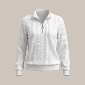 White with White  Zipper