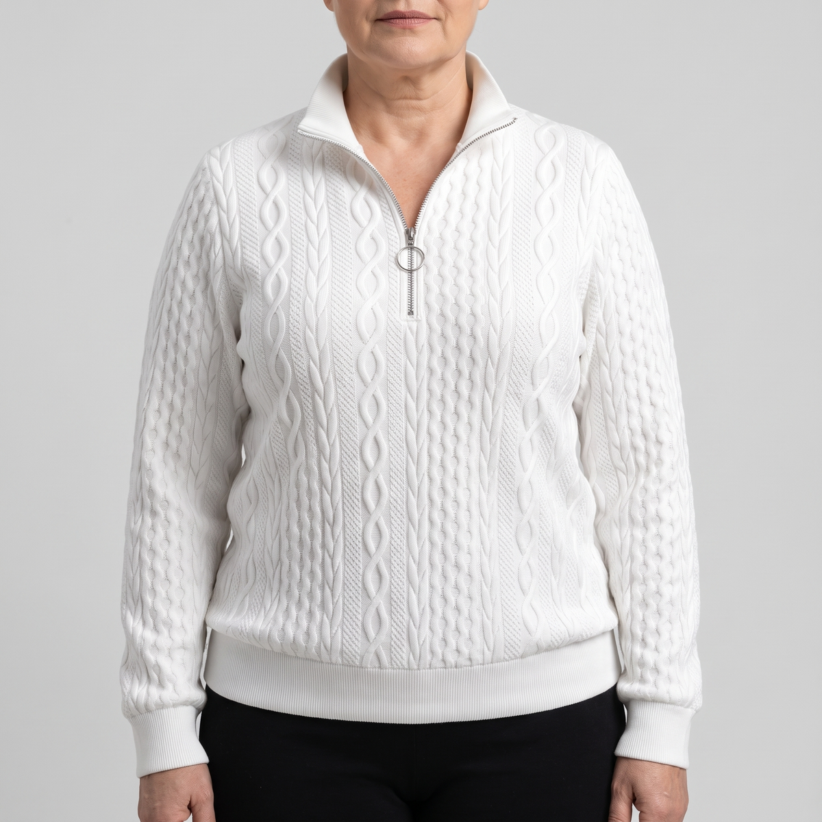 Amy Zip-Detail Jumper