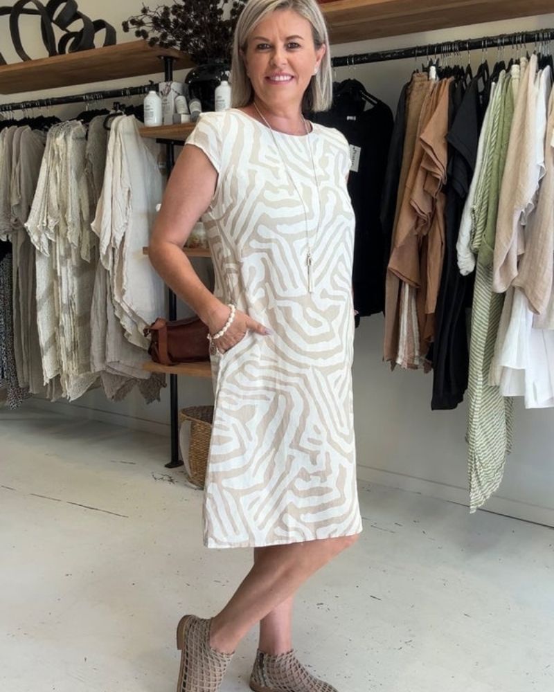 FIONA - Round Neck Summer Dress