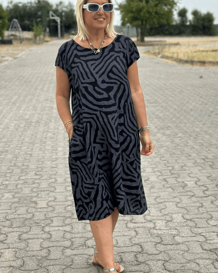 FIONA - Round Neck Summer Dress