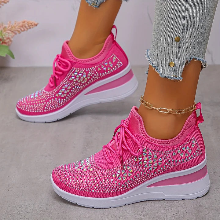 Assina | Comfortable trainers with rhinestone details