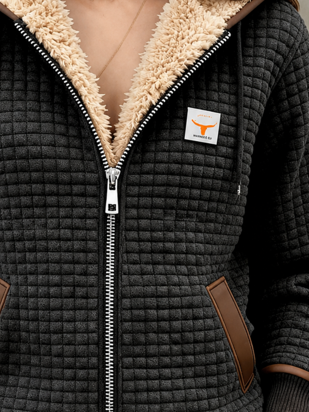 Edith | Sherpa-Lined Hooded Jacket