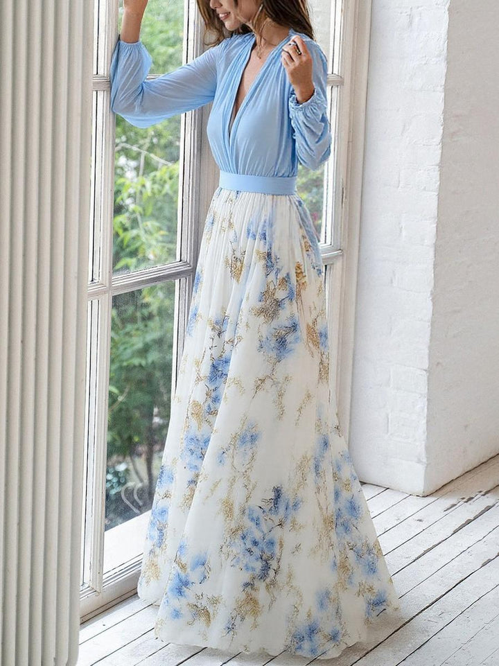 Ariel | Floral Maxi Dress Eternal Elegance
