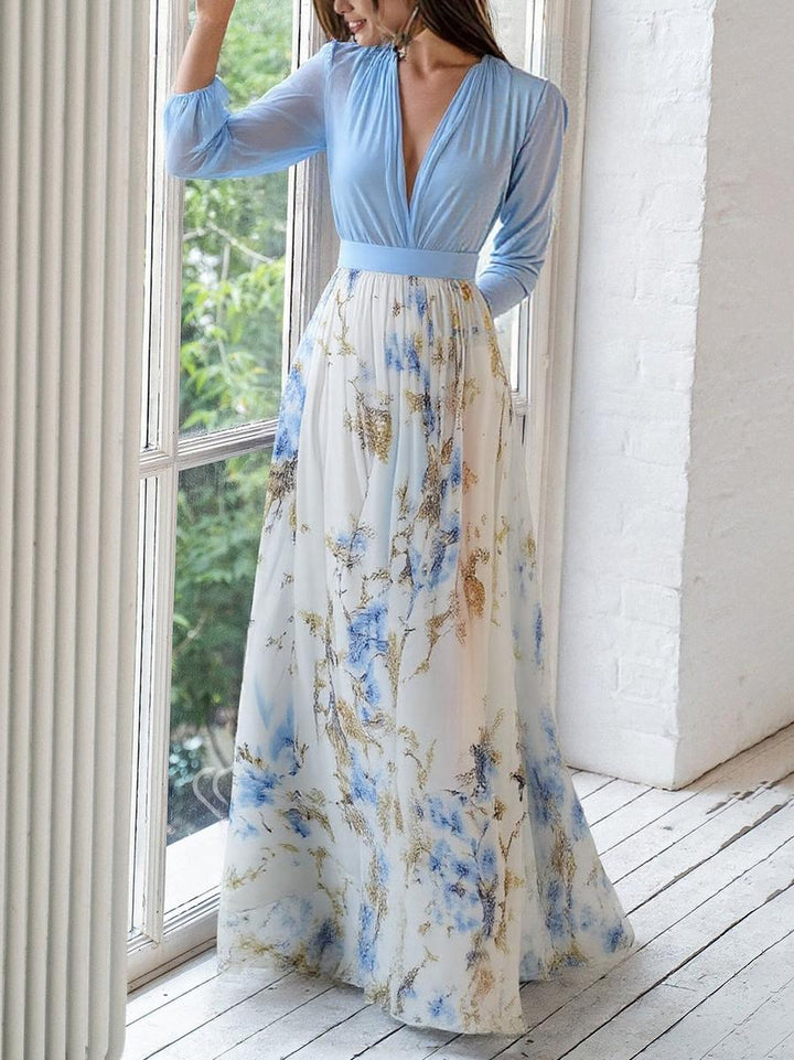 Ariel | Floral Maxi Dress Eternal Elegance