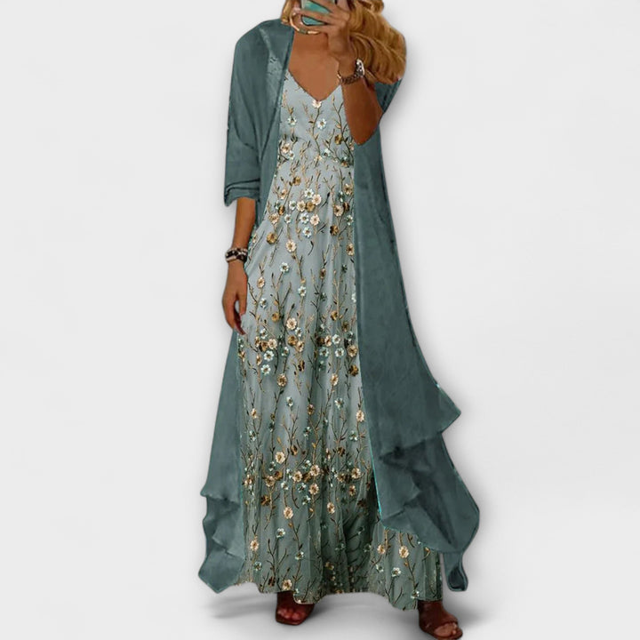 BRITTANY - Elegant Tummy Coverage Two-Piece Set