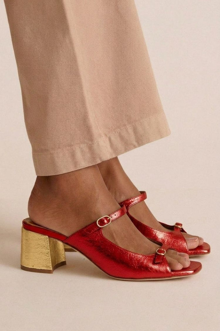 Lauren | Chunky Heels with Back Strap