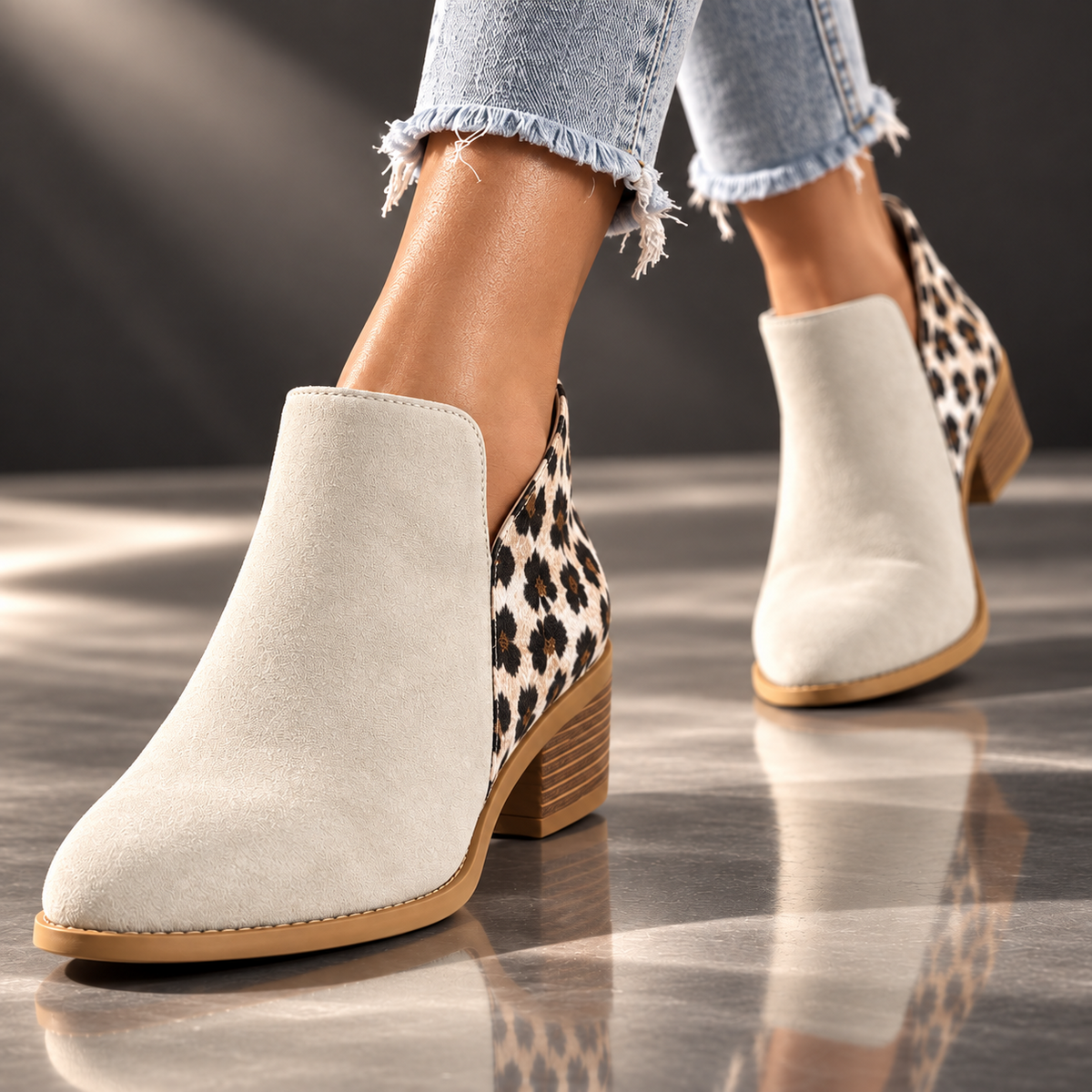 Camila Reese Leopard Boots