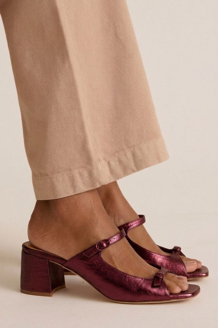 Lauren | Chunky Heels with Back Strap