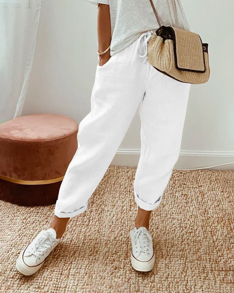 Perrine | Breathable Linen Trousers