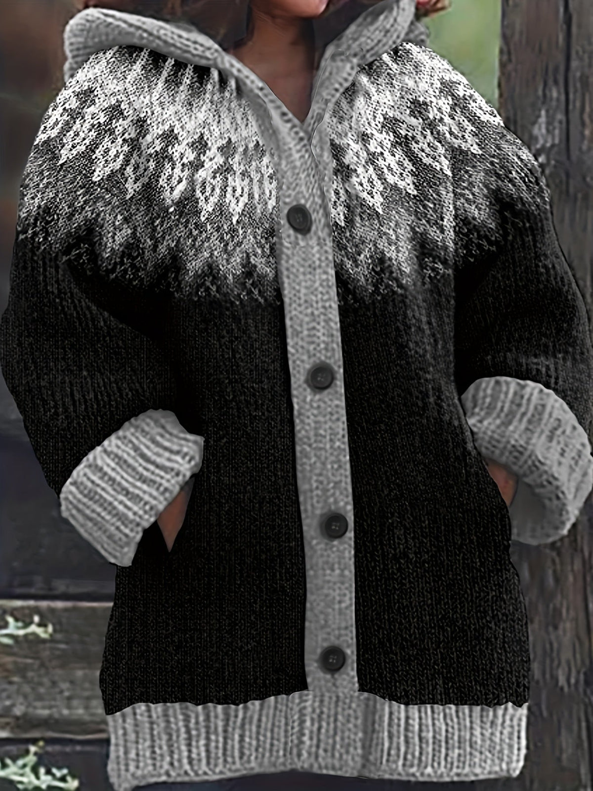 Gulnur Hooded Knit Jumper