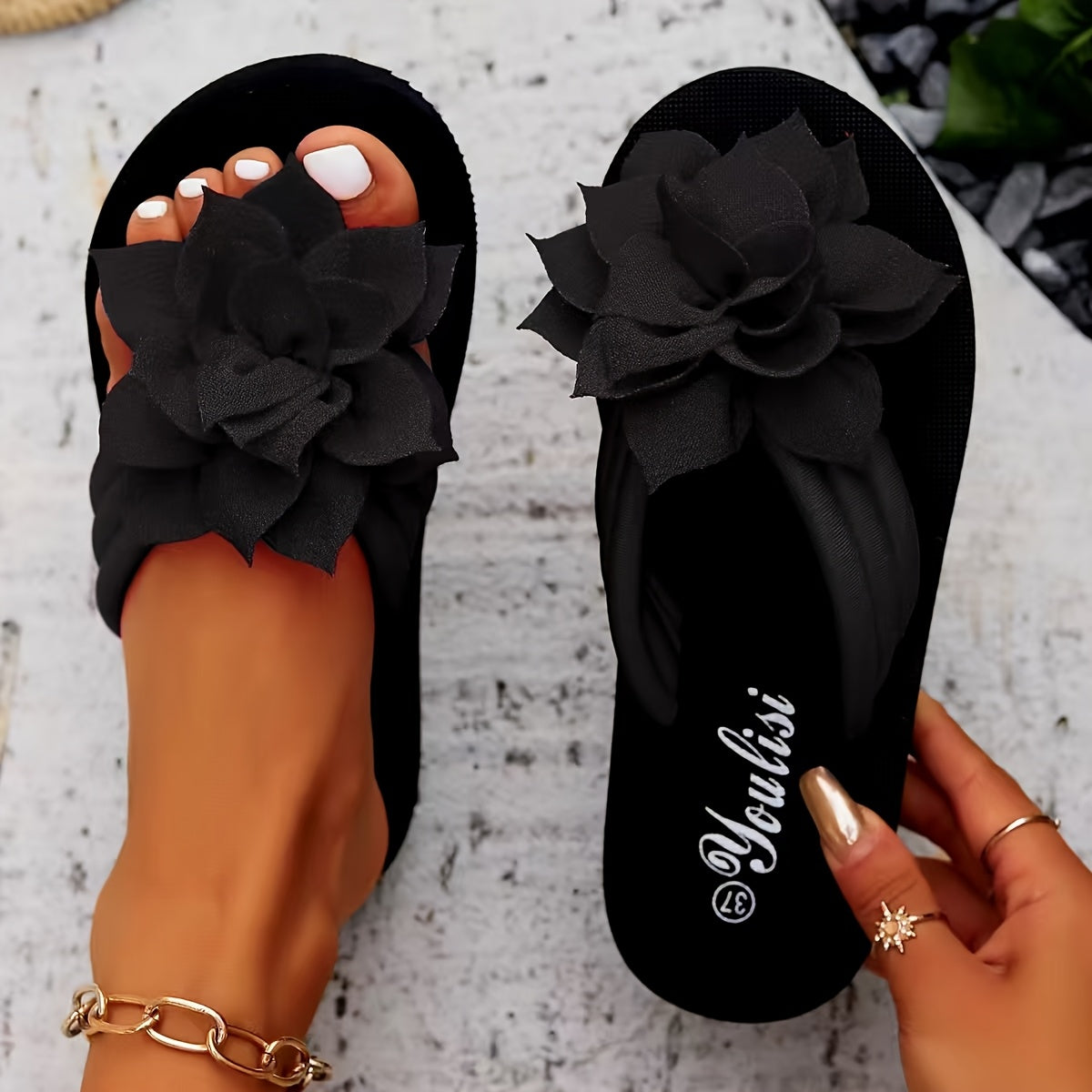 HELENA - Flower Flip Flop
