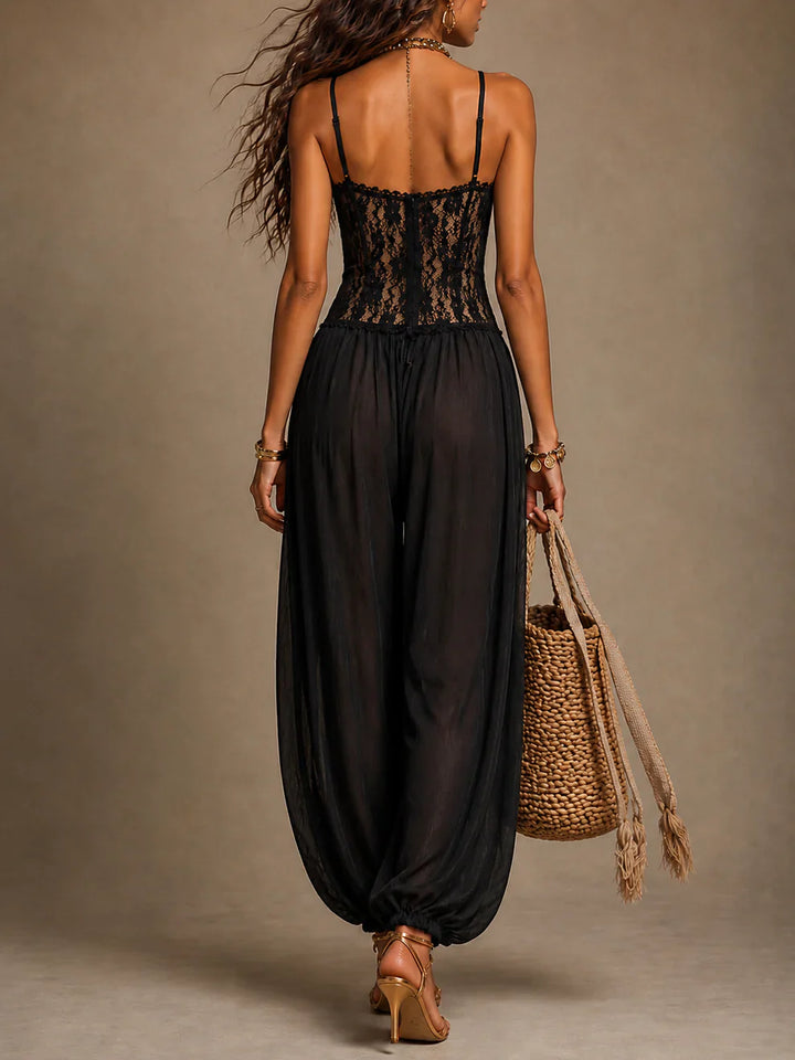 Grace | Night Lace Jumpsuit
