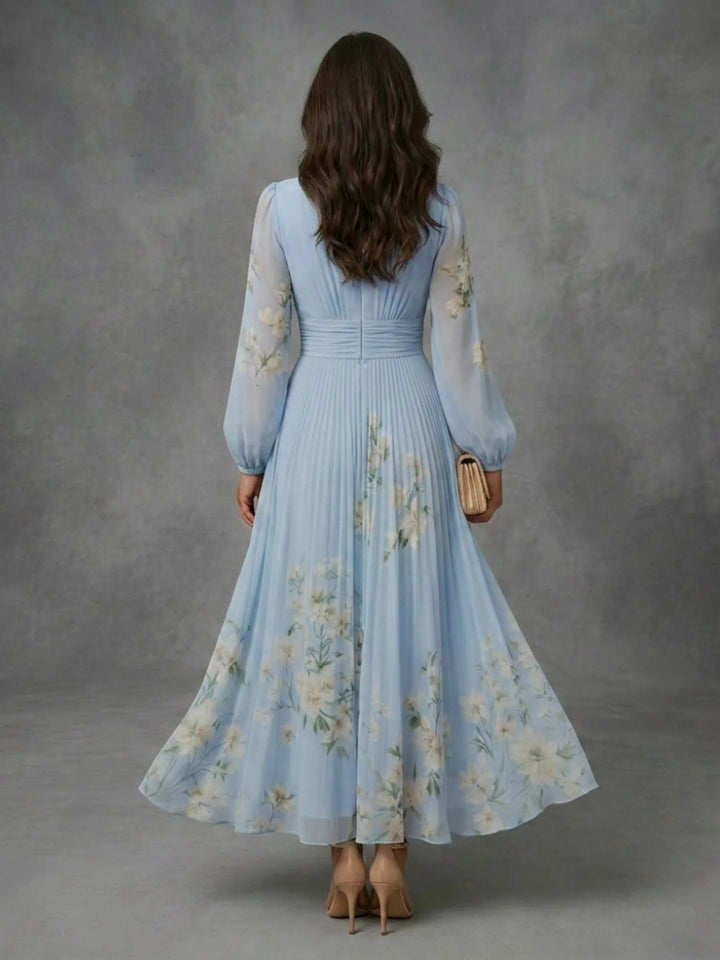 Mathilda - Floral Chiffon Dress