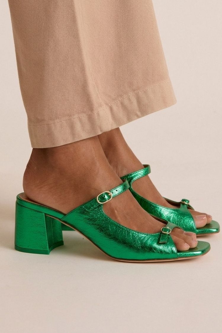 Lauren | Chunky Heels with Back Strap