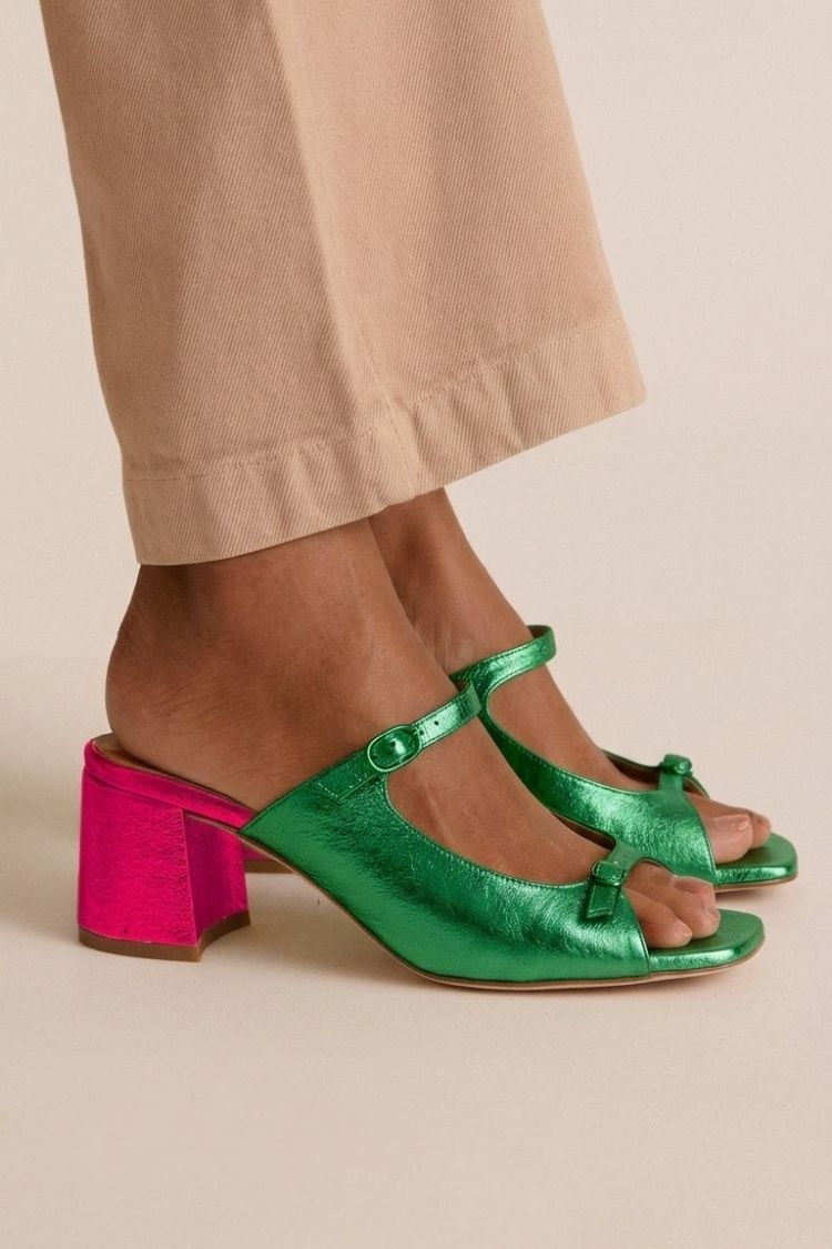 Lauren | Chunky Heels with Back Strap