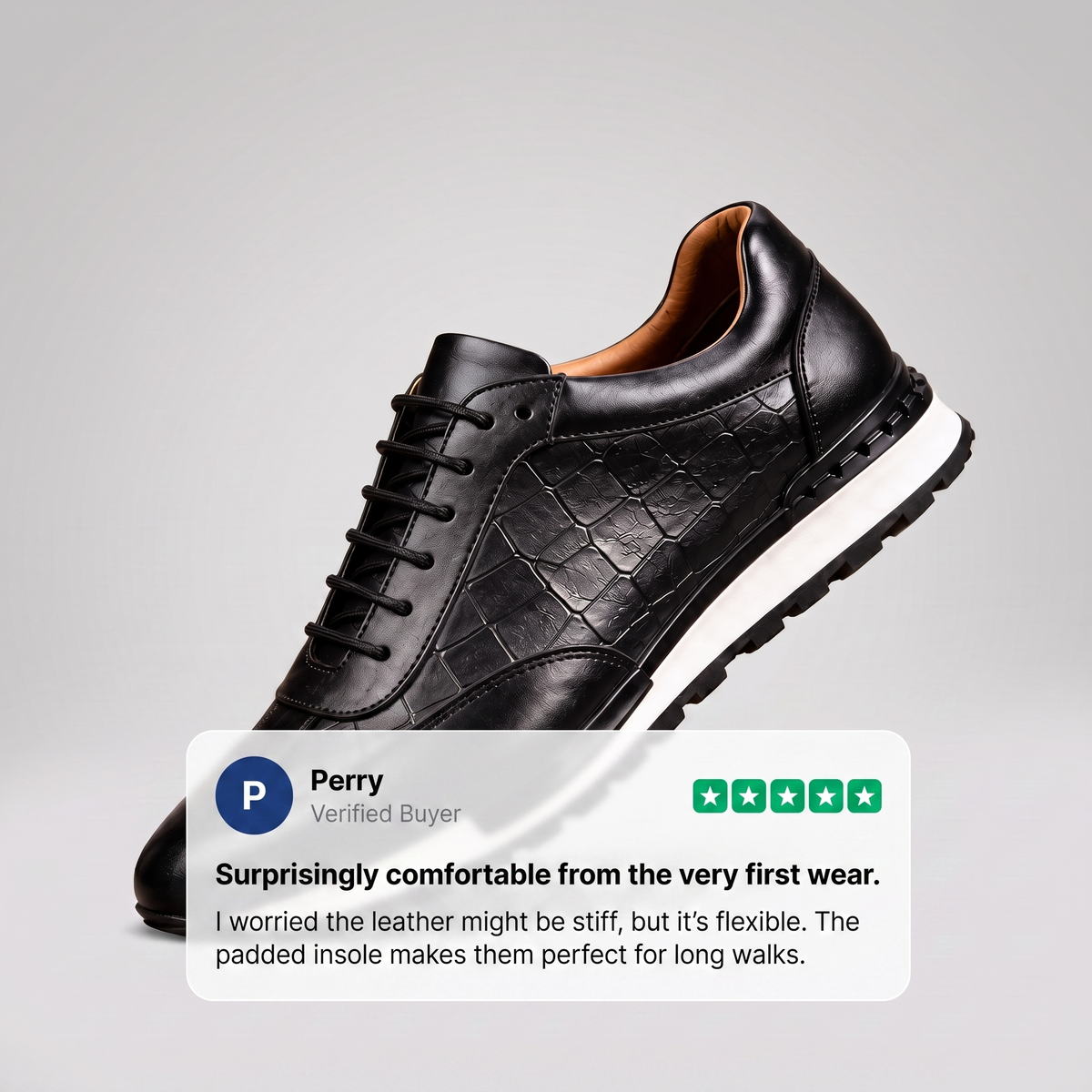 Lorenzo | Leather Trainers