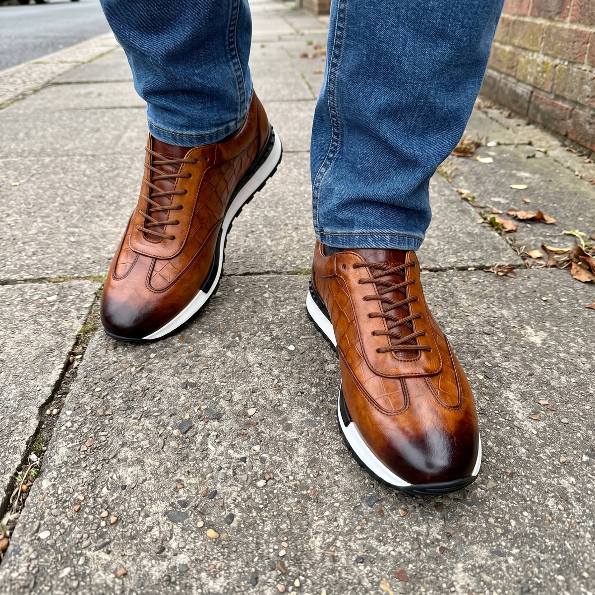 Lorenzo | Leather Trainers