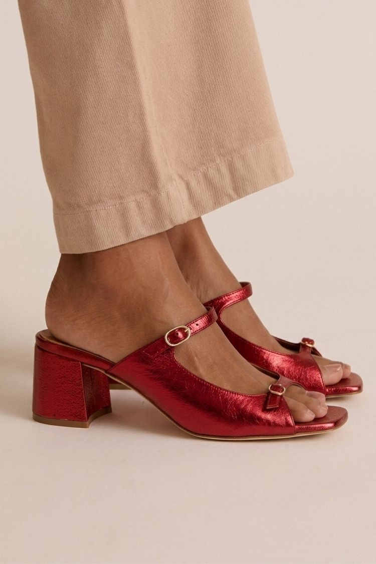 Lauren | Chunky Heels with Back Strap