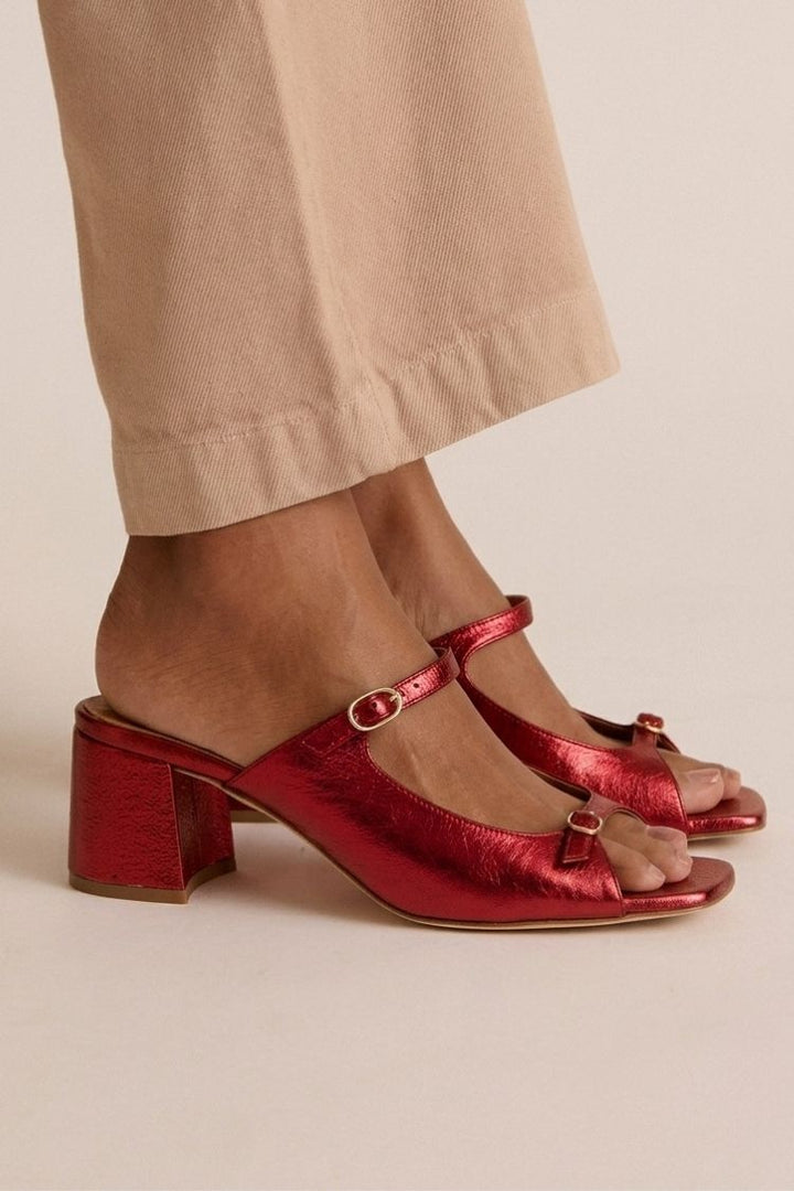 Lauren | Chunky Heels with Back Strap