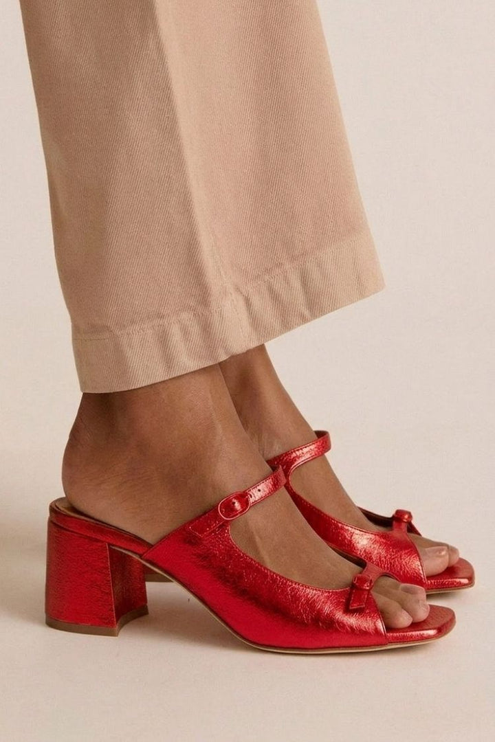 Lauren | Chunky Heels with Back Strap