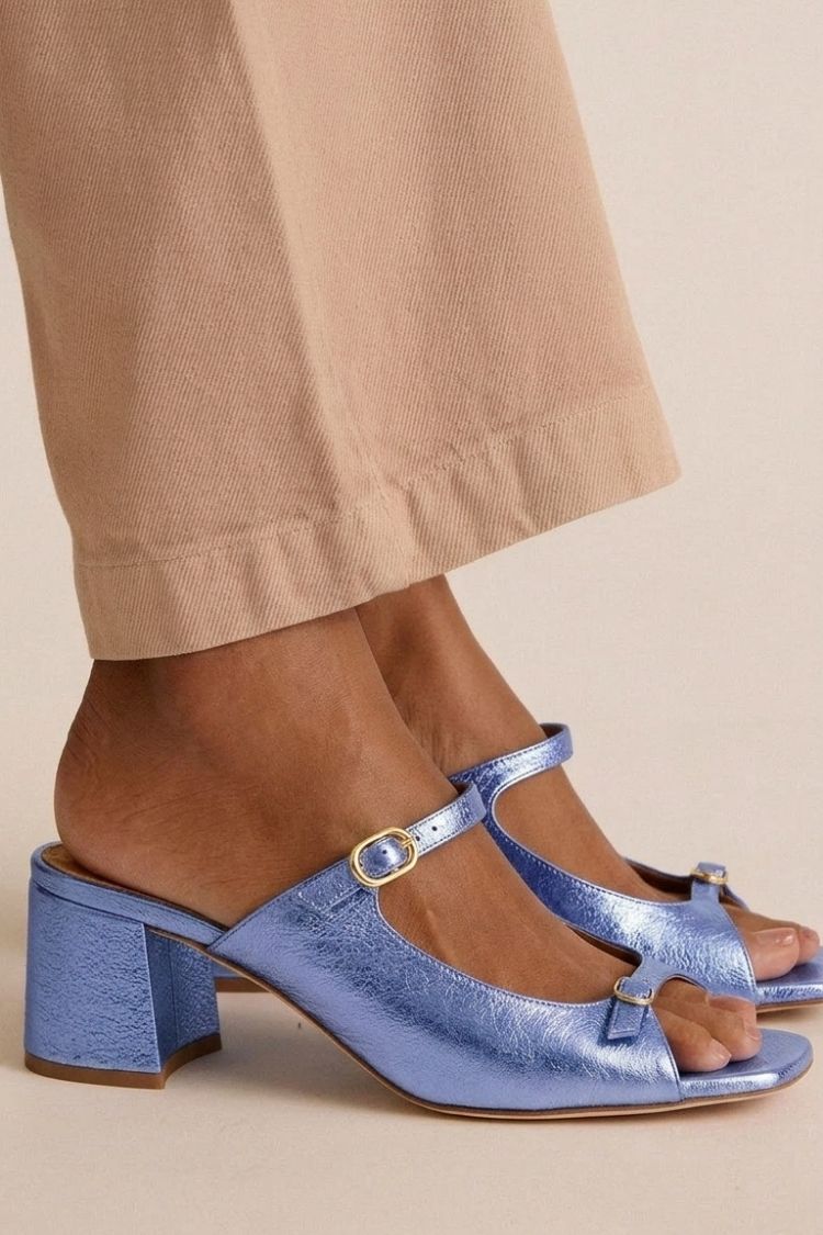 Lauren | Chunky Heels with Back Strap