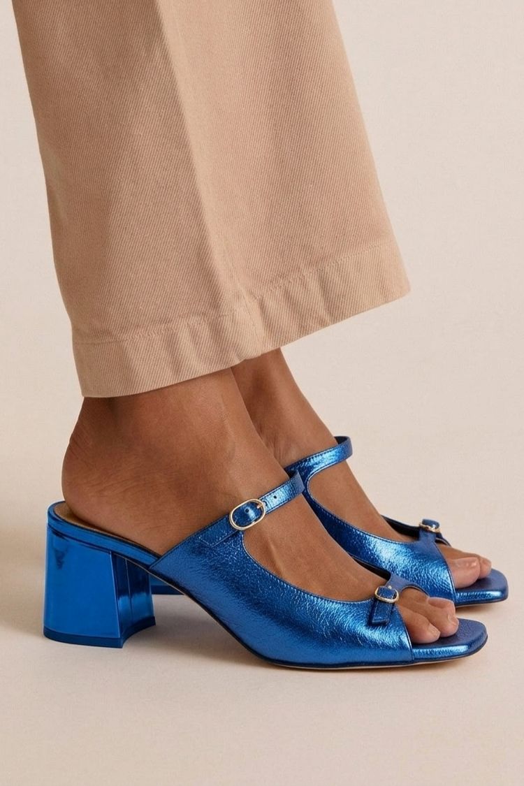 Lauren | Chunky Heels with Back Strap