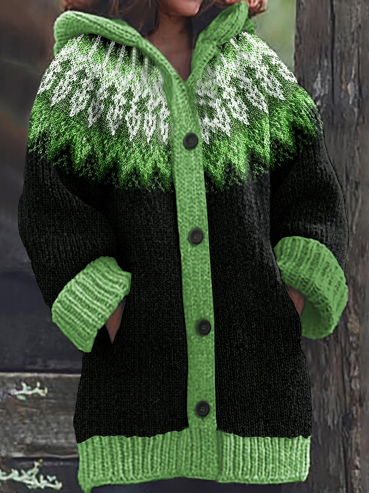 Gulnur Hooded Knit Jumper