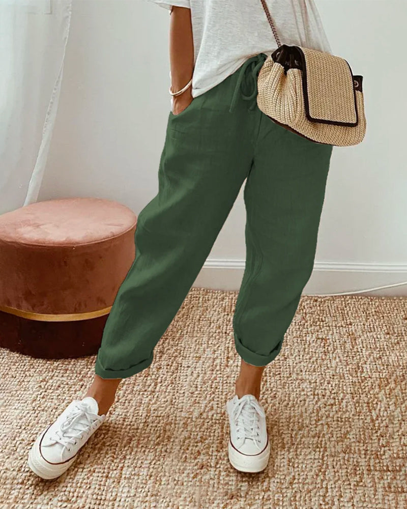 Perrine | Breathable Linen Trousers