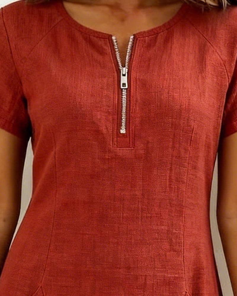 Lina | Everyday Linen-Feel Dress
