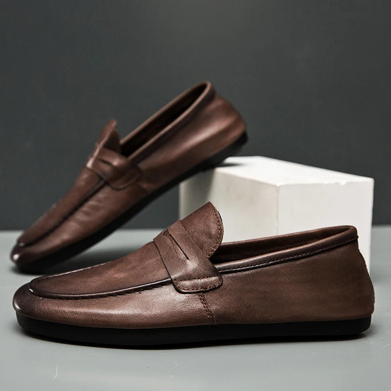 Slavano Leather Loafers