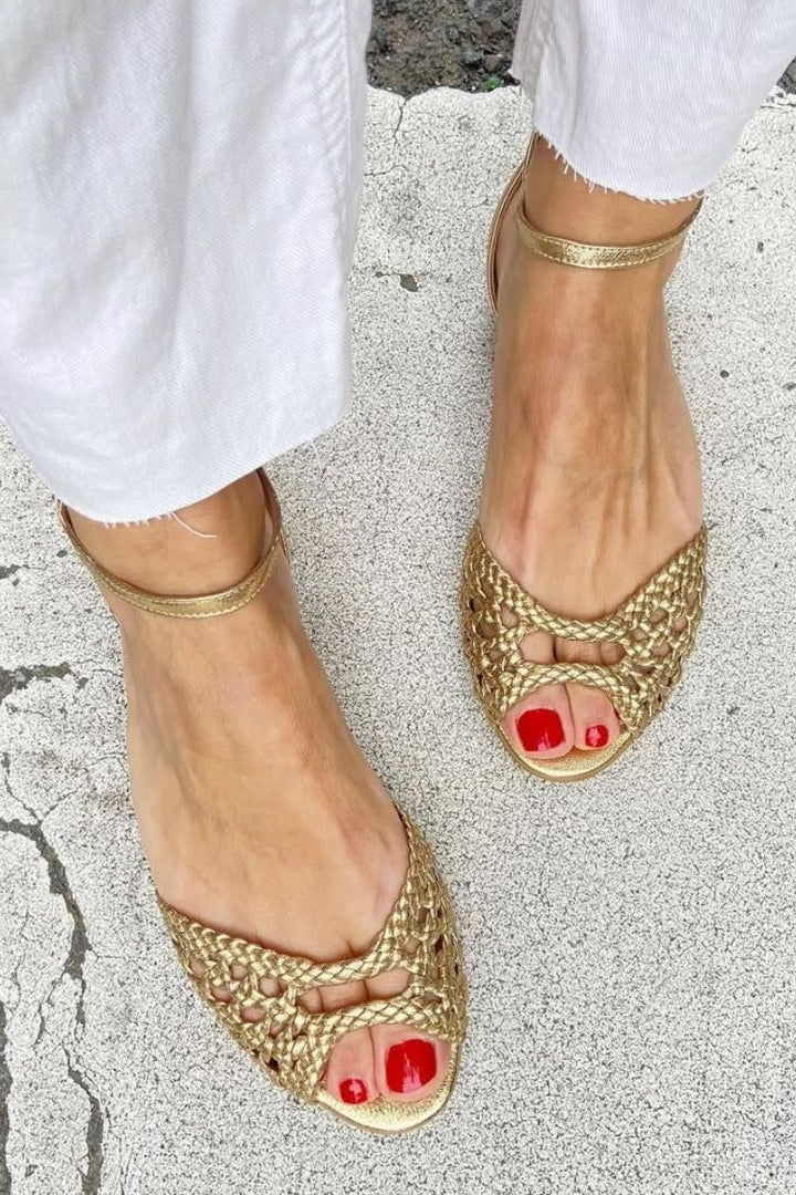 Kelly | Elegant Braided Sandals for Summer
